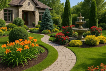 Ландшафтный дизайн участка под ключ