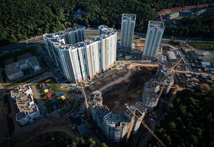 Аэросъемка строительства