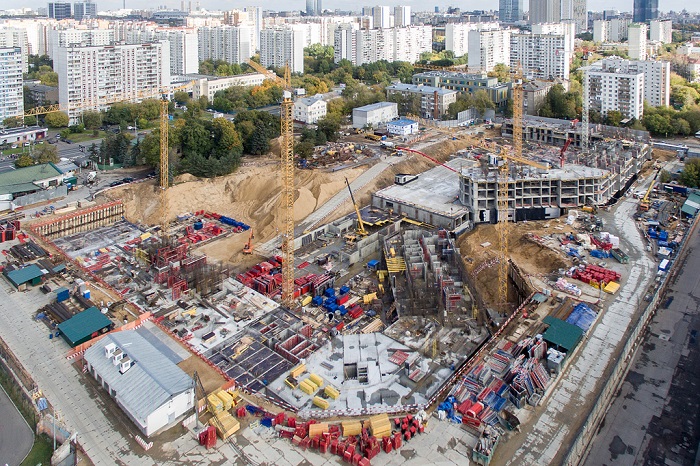 Виды аэросъемки строительства
