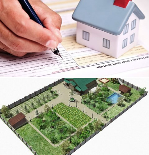 зарегистрировать дом в собственность на земле с документами