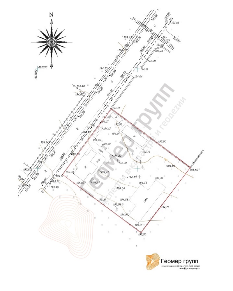 Топографический план и карта участка: заказать топоплан земельного участка  по низким ценам от «ГеомерГрупп»